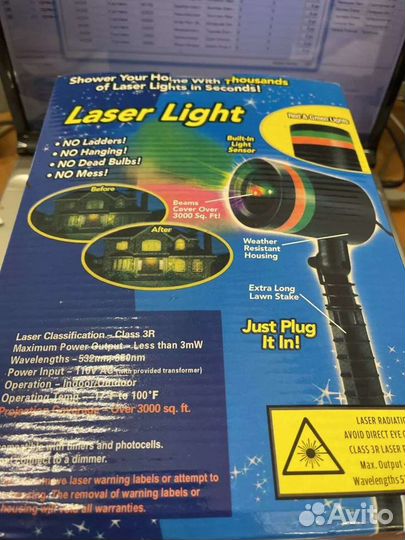 Новогодний лазерный проектор