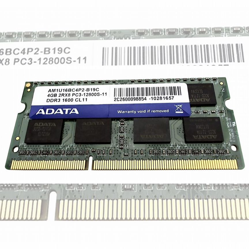 [AM1U16BC4P2-B19C] Оперативная Память Adata 4gb Am1u16bc4p2-B19c