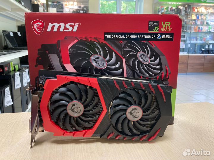 Видеокарта MSI GTX 1060 gaming X 3G 3гб
