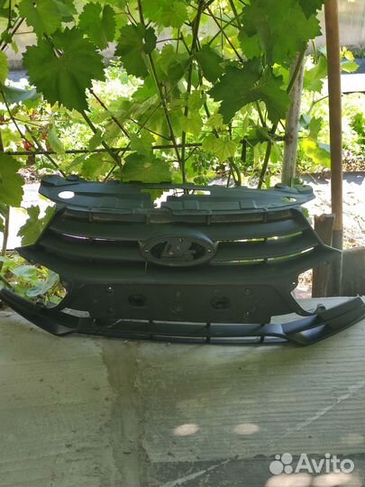 Бампер передний granta fl