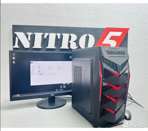 Игровой компьютер 8 ядер 8гб RX 580 8gb
