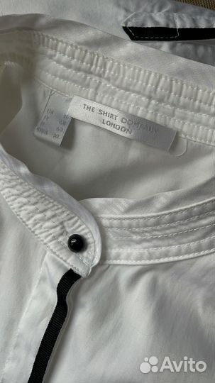 Рубашка белая хлопок, 48