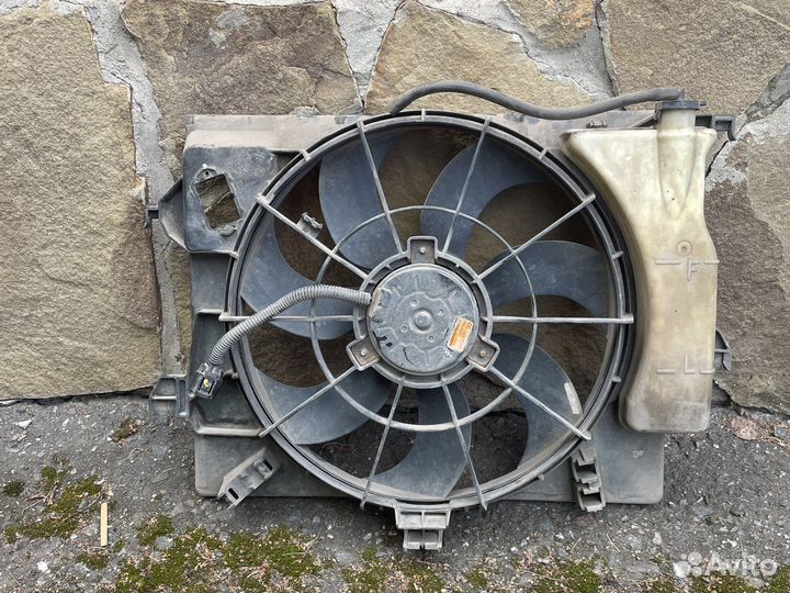 Кожух вентилятора hyundai solaris