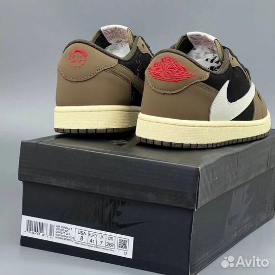 Nike Air Jordan 1 Low x Travis Scott Brown