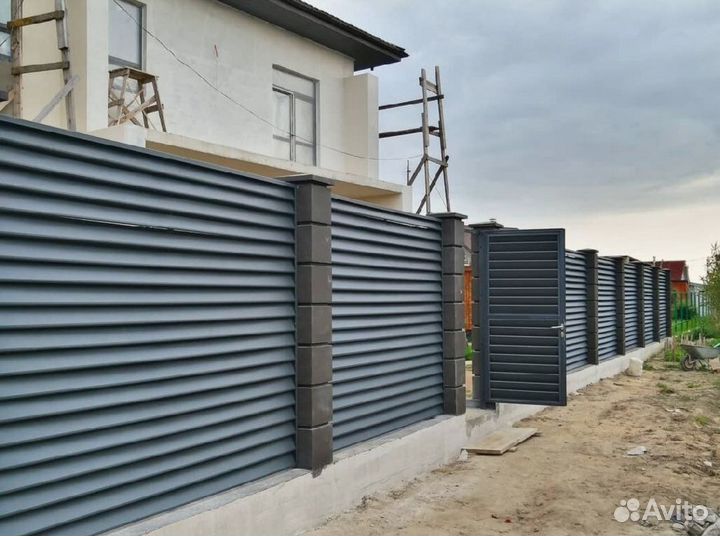 Забор жалюзи