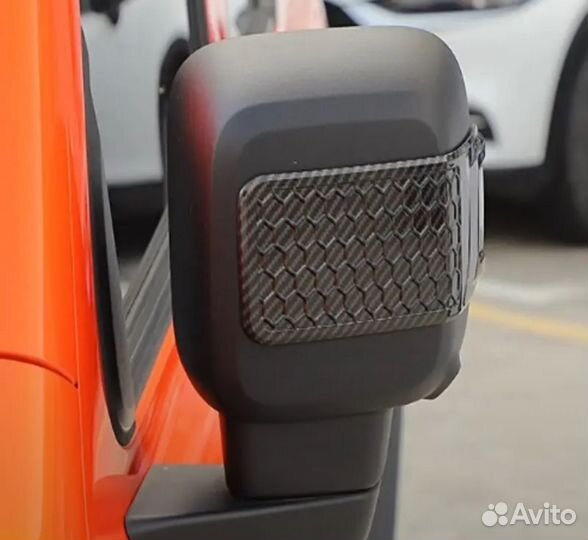 Накладки на зеркала полоса Tank 300 / Танк 300 2023-2025 carbon г.в