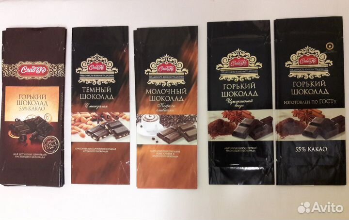 Фантики от шоколада, Сладко