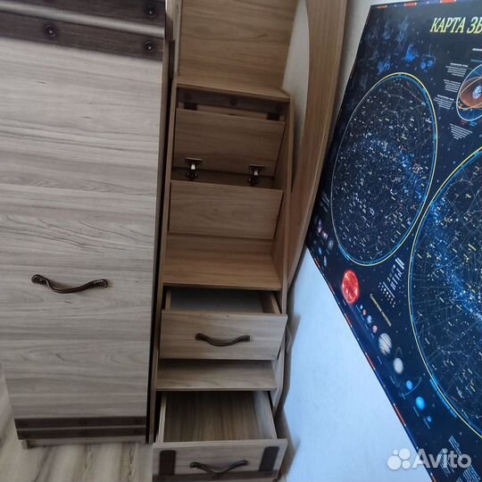 Детская двухярусная кровать бу