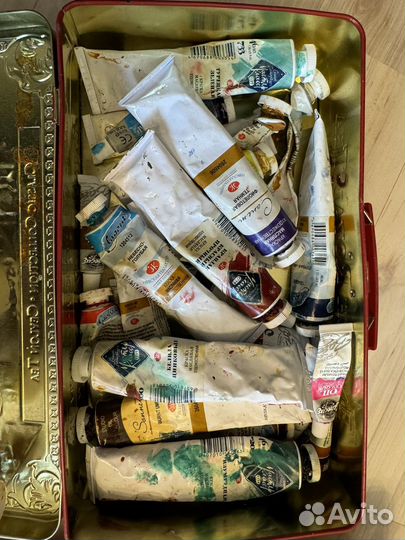 Масляные краски (набор разных фирм) 20шт