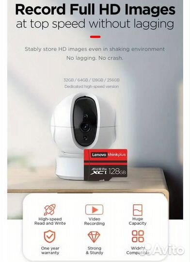 64Gb Lenovo thinkplus TF102 новая Micro SD XC