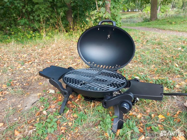 Гриль газовый переносной чугун титан нерж
