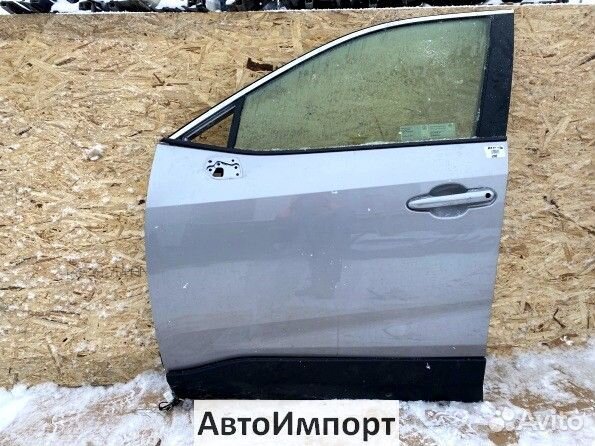 Дверь левая передняя серая Toyota RAV 4 XA 50