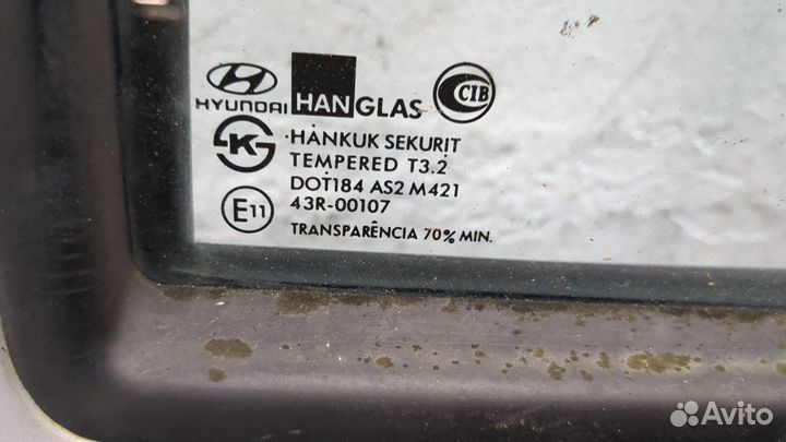 Дверь боковая правая задняя Hyundai Getz