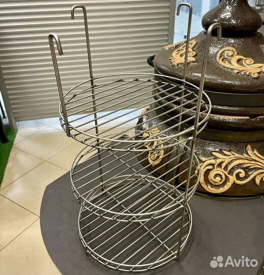 Этажерка для тандыра (Усиленная, с бортиками)