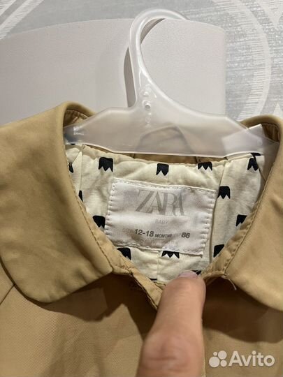 Тренч плащ 86 zara для девочки