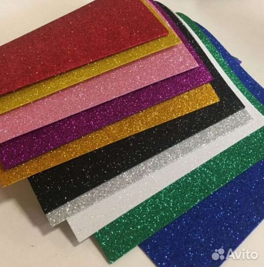 Глитерный фоамиран