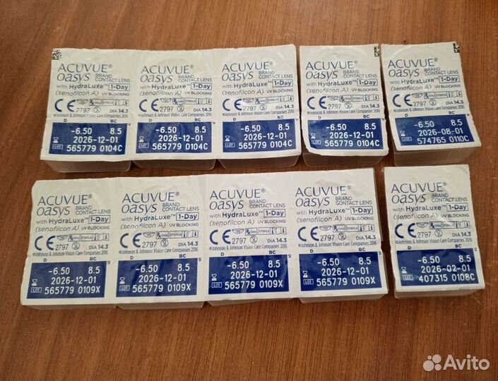 Линзы контактные acuvue oasys однодневные