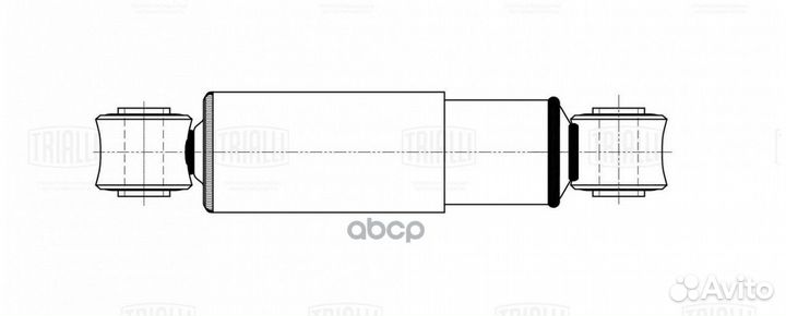 Амортизатор для прицепов AH 80613 Trialli