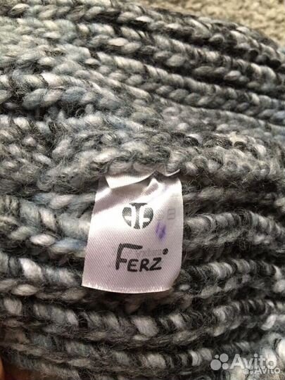 Шапка женская вязаная бини