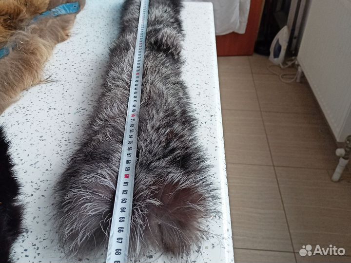 Мех натуральный опушка на капюшон