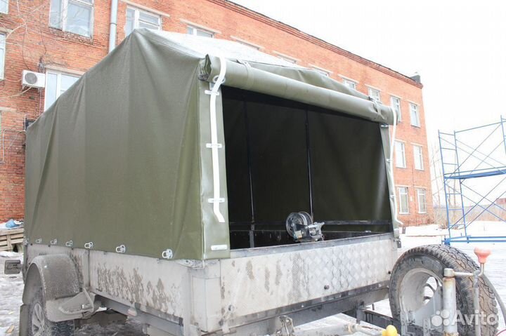 Тент Технотент на курганский прицеп