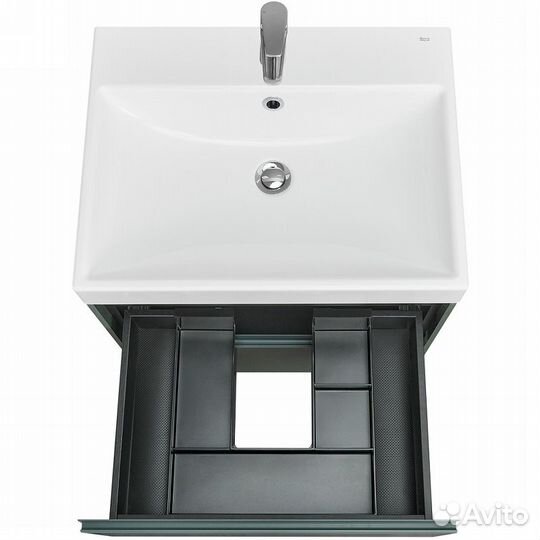 Тумба под рак. Ona 60 подвесн. 2 ящ. зел. мат. Ro