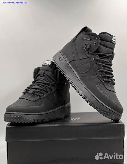 Ботинки Nike Air Force 1 Duckboot (с мехом) (Арт.64196)