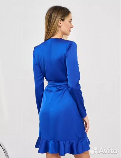 Платье синее