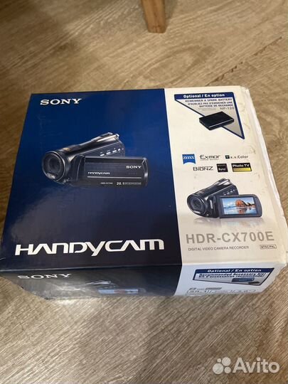 Видеокамера sony handycam hdr cx700e