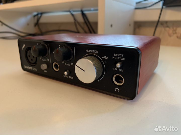 Звуковая карта focusrite scarlett solo