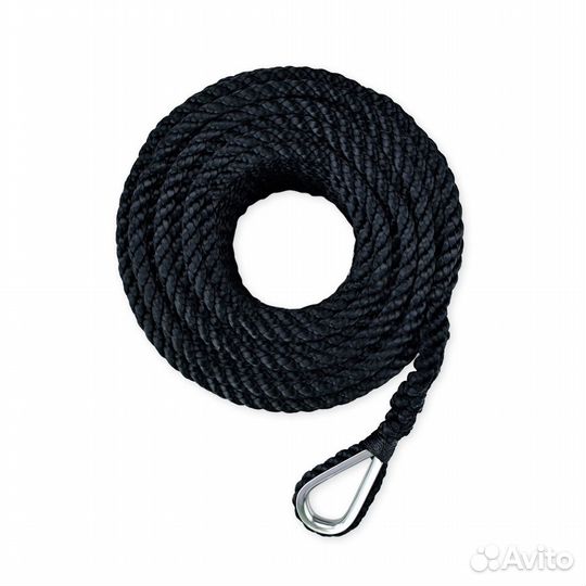 Трос (конец) якорный Skipper трёхпрядный, 10мм