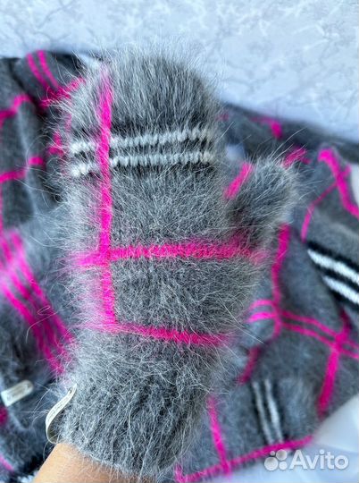 Шапка варежки косынка-бактус