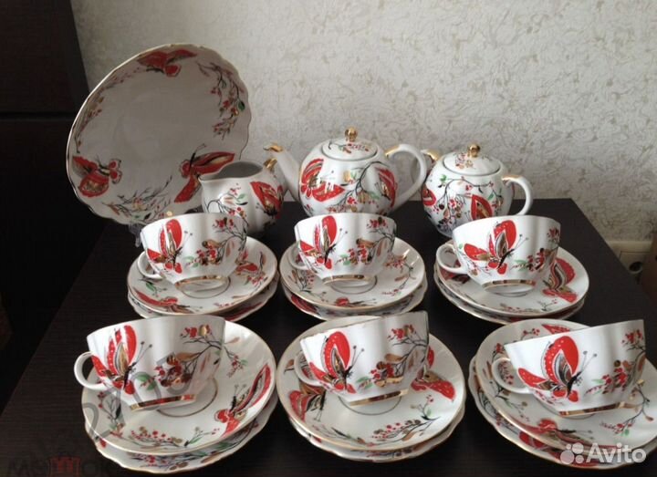 Фарфоровый чайный сервиз СССР 