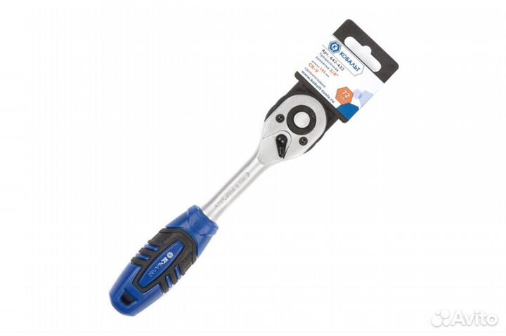 Трещеточноя рукоятка 1/2, 250мм, 72зуба