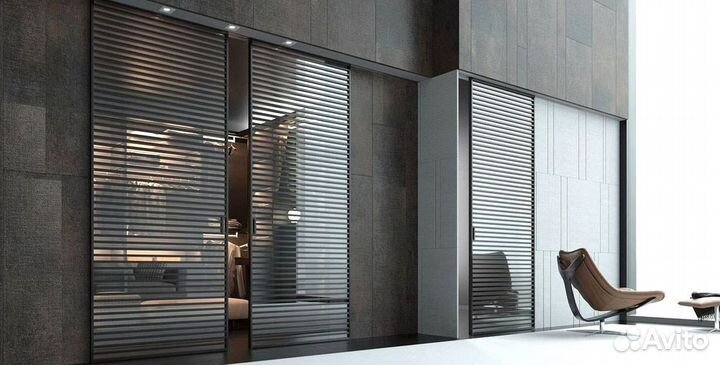 Реечные раздвижные перегородки