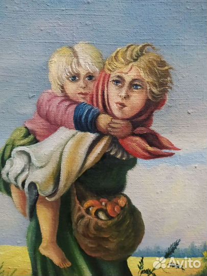 Картина маслом на холсте большая