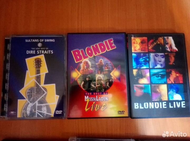 DVD диски фирменные с музыкой