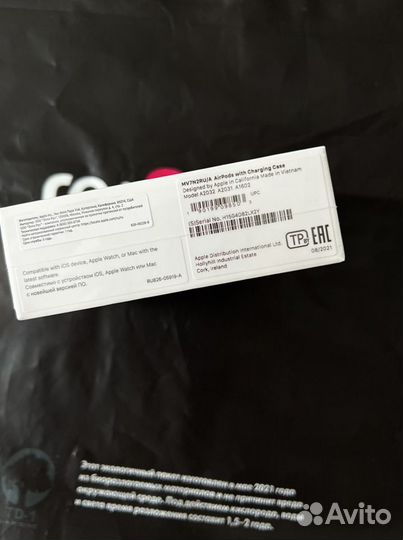 Наушники Apple AirPods новые