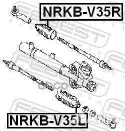 Пыльник рейки рулевой Nissan Micra K10 82-85 N