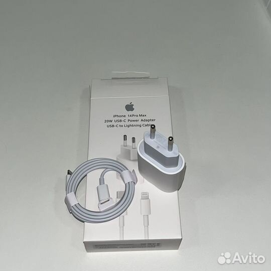 Зарядка на iPhone блок+шнур