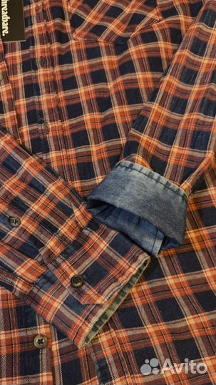 Рубашка мужская новая в клетку S