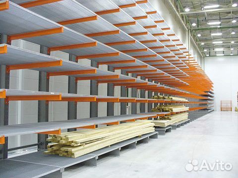 Стеллаж металлический консольный