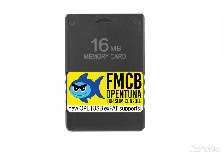 Карта памяти для ps2 16 мб + fmcb(funtuna)