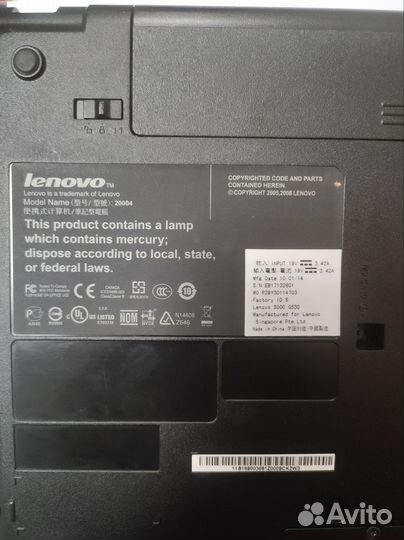 Ноутбук Lenovo 3000 G530