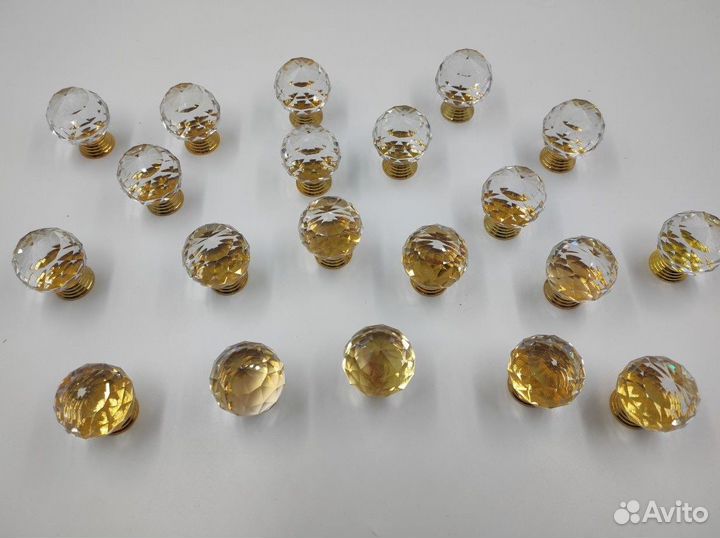 26132 Стеклянные ручки ynizhure для ящиков 20шт