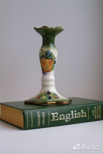 Подсвечник Mayfayre фарфор, Англия, винтаж