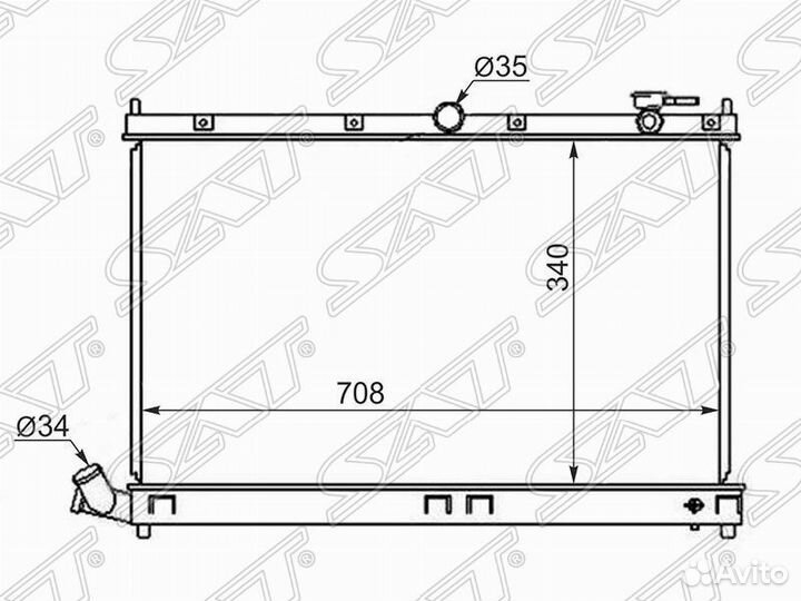 Радиатор охлаждения Бид Флаер / Ф3 05