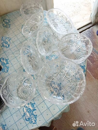 Хрустальная салатница