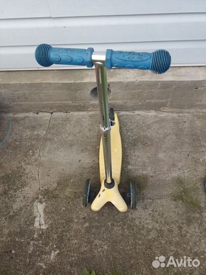 Самокат детский трехколесный бу