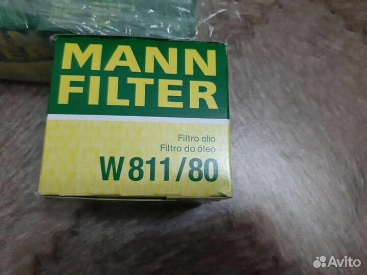 Фильтр масляный mann W811/80 Hyundai
